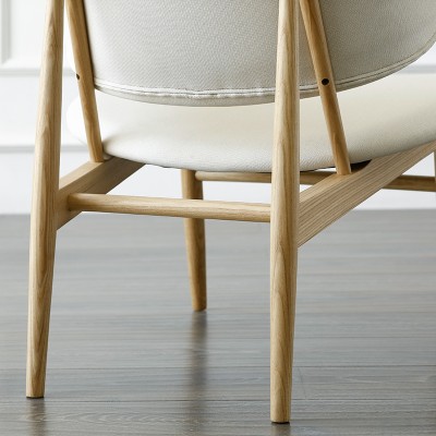 物也大王椅北欧客厅简约日式现代单人实木休闲设计师沙发椅