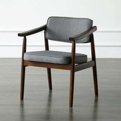 物也 y椅实木温莎圈椅新中式家具 现代简约单人休闲北欧餐椅