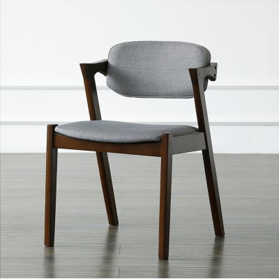 物也实木椅简约成人咖啡北欧家用书桌椅组合创意现代靠背餐椅