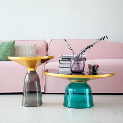 Nimo尼摩 北欧设计师复刻版简易玻璃茶几小户型客厅个性创意边几
