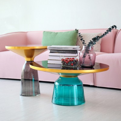 Nimo尼摩 北欧设计师复刻版简易玻璃茶几小户型客厅个性创意边几