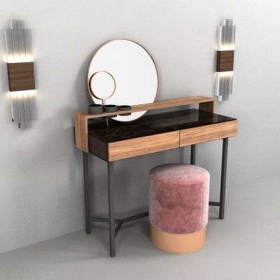 Nimo尼摩 北欧家具布艺脚凳简约个性矮凳创意梳妆凳子软包植绒凳