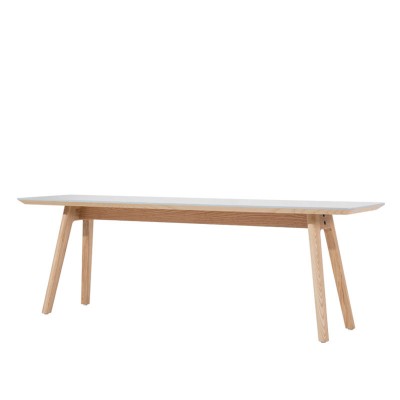 Nimo尼摩 北欧条凳简约个性餐凳设计师实木长凳创意休息凳子