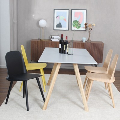 Nimo尼摩 欧式餐桌个性餐厅桌简约实木设计师餐桌咖啡厅桌子组合