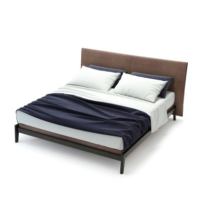 Nimo尼摩 北欧床双人布艺床1.5米实木床1.8米欧式床创意设计师床