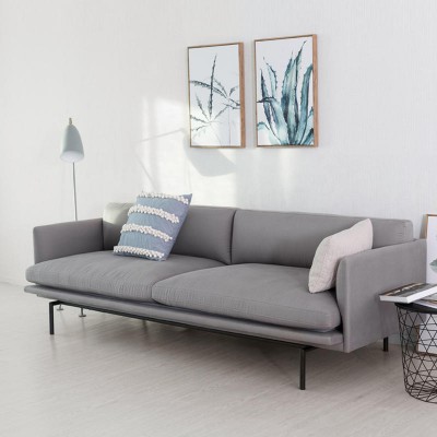 Nimo尼摩 北欧风格创意沙发客厅超纤皮沙发设计师整装三人位沙发
