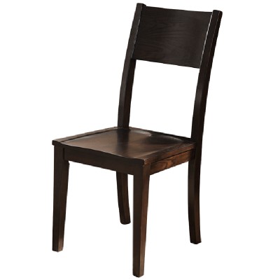 Karron美式复古水曲柳实木餐椅吃饭椅子家用餐厅靠背凳子