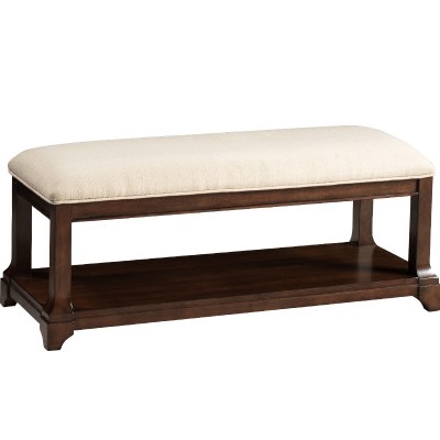 Taylor美式乡村软包床尾凳卧室床榻储物床边凳换鞋凳长凳