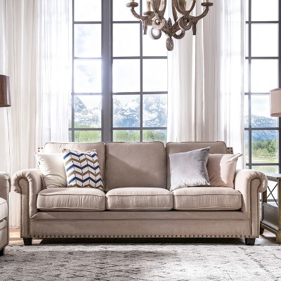 Aamir美式布沙发组合小型客厅三人位整装后现代轻奢家具