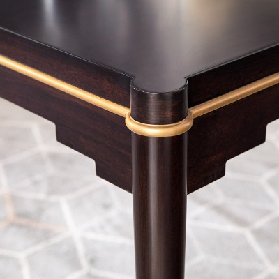 NAPA美式长方形实木脚餐桌小户型一桌六椅简约轻奢饭桌子