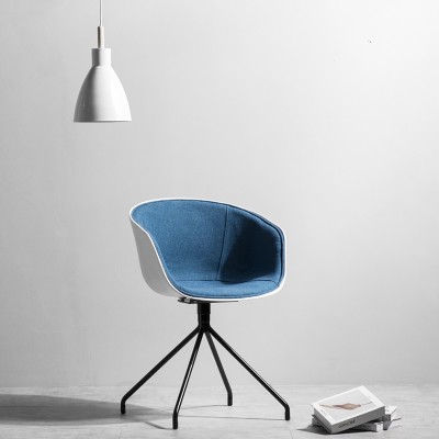 muno北欧椅子软包靠背餐椅现代简约家用创意办公电脑休闲书桌椅