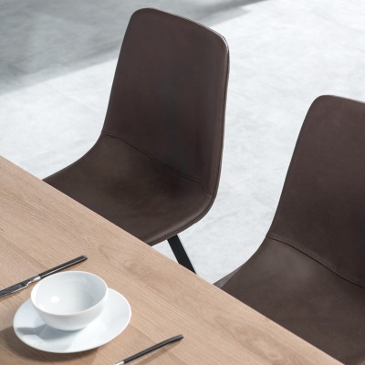 muno北欧椅子美式复古铁艺靠背餐椅现代简约家用凳子休闲咖啡椅