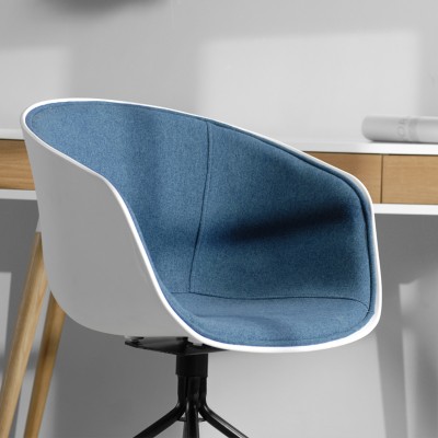 muno北欧办公椅现代简约个性创意设计师餐椅电脑办公洽谈转椅子