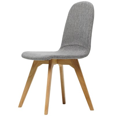 muno北欧风椅子成人靠背实木餐椅现代简约休闲软包家用书桌凳子