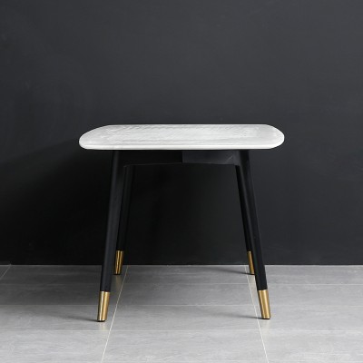 北欧餐桌轻奢大理石小户型长方形简易餐桌椅现代简约客厅饭桌家用