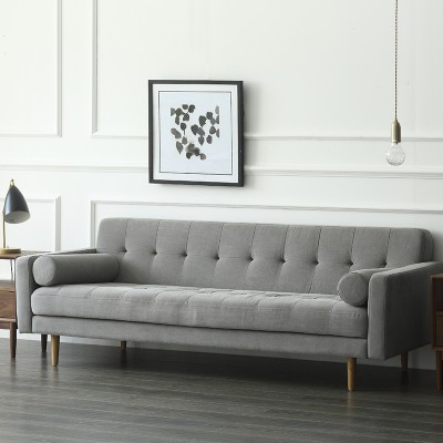 物也/HF5北欧三人沙发现代简约布艺沙发小户型客厅家具