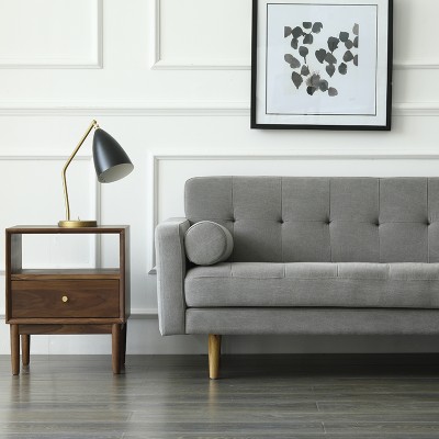 物也/HF5北欧三人沙发现代简约布艺沙发小户型客厅家具