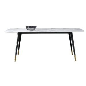 北欧岩板餐桌现代简约意式轻奢大理石餐桌椅